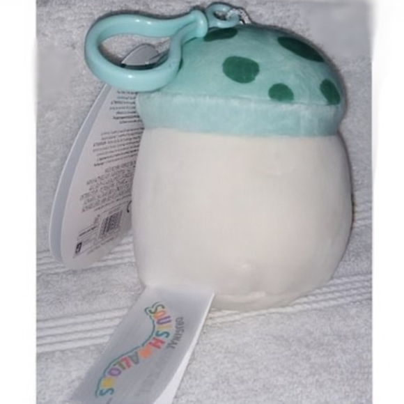 NEW Squishmallows Clip-On Sydney the Mushroom - Picture 2 of 2